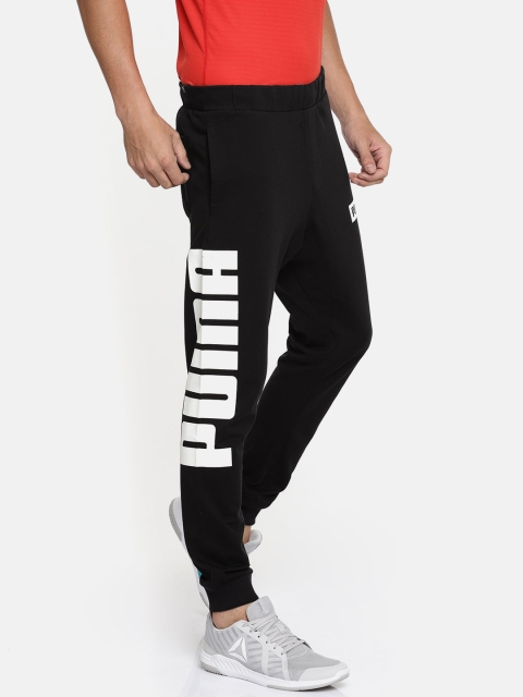 

Puma Black Printed Rebel Sweat Pants TR Straight Fit Joggers