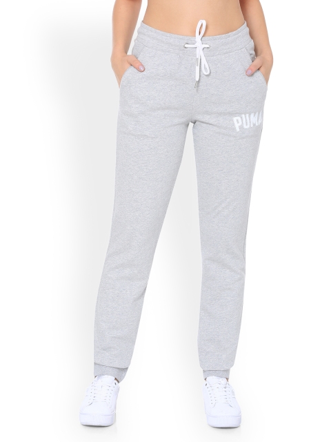 

Puma Women Solid Grey Melange ATHLETIC Joggers
