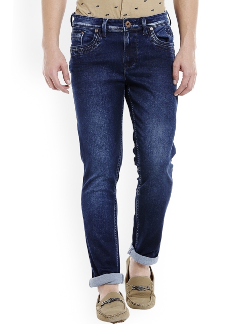 

Integriti Men Blue Slim Fit Mid-Rise Clean Look Jeans