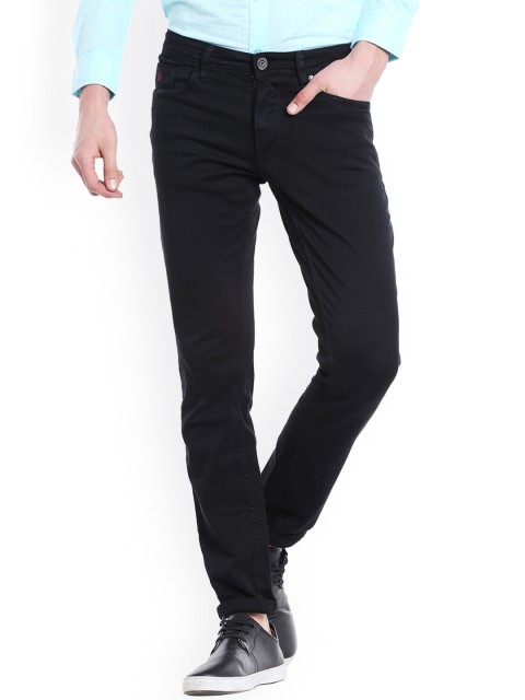 

Integriti Men Black Slim Fit Mid-Rise Clean Look Jeans