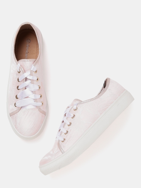 

DressBerry Women Pink Patterned Sneakers
