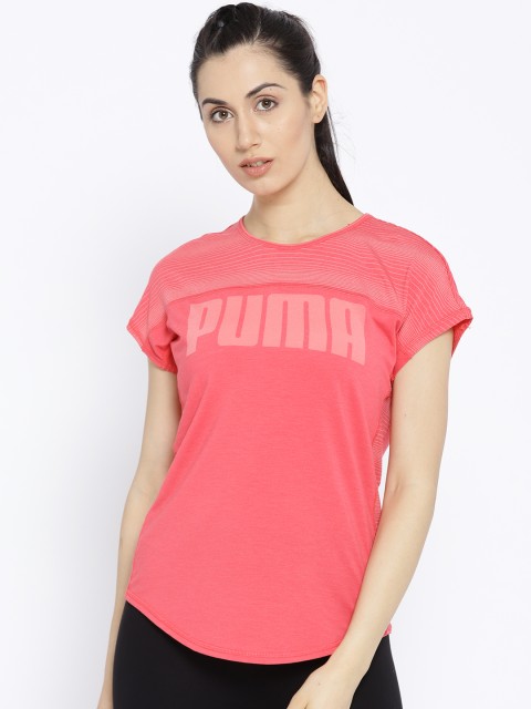 

Puma Pink Printed Essential Yogini Graphic T-shirt