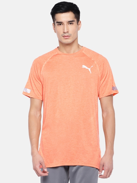 

Puma Men Orange Solid Round Neck T-shirt