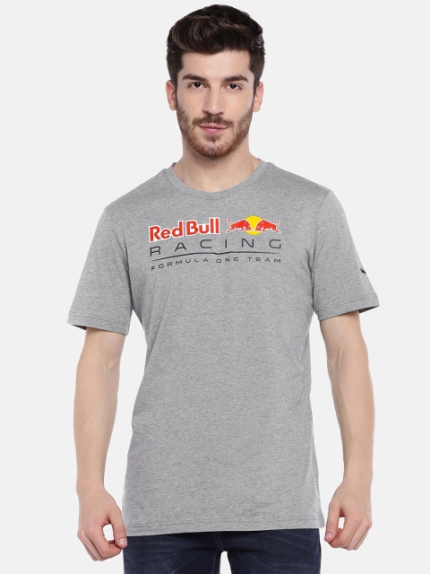 

PUMA Motorsport Men Grey Printed Round Neck T-shirt