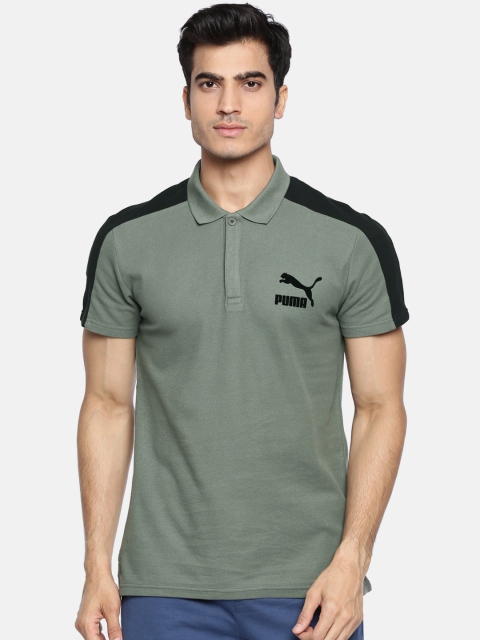 

Puma Men Grey Archive T7 Polo T-shirt