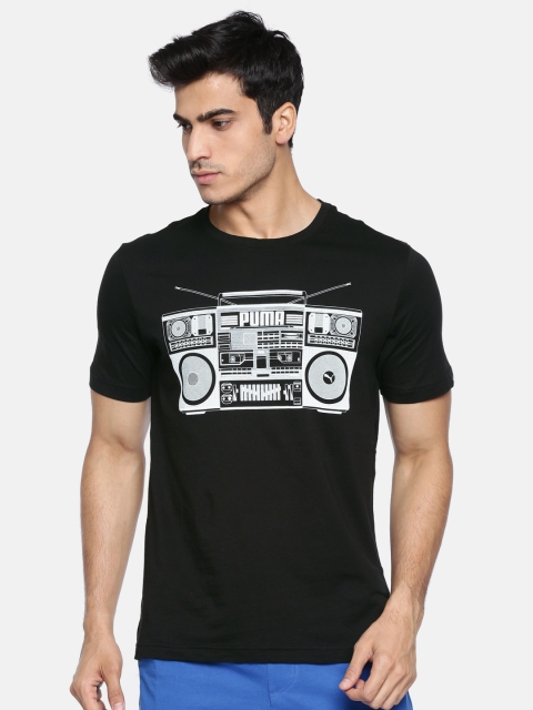 

Pume Men Black Printed BB T-shirt