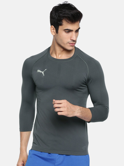 

Puma Men Grey ftblNXT 3 4 Baselayer T-shirt