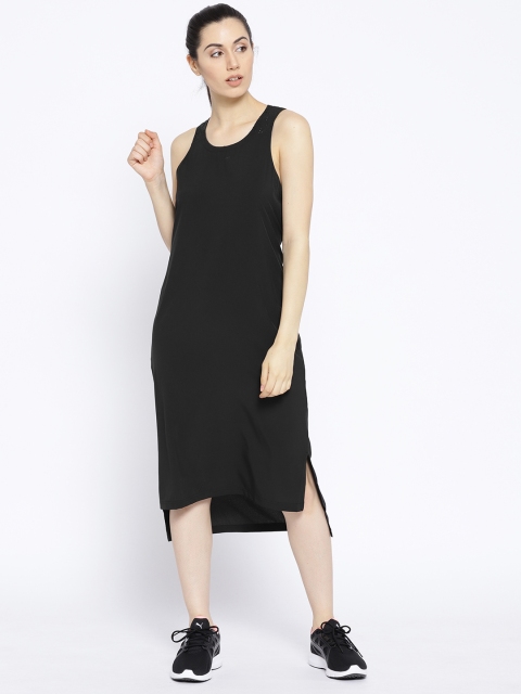 

Puma Women Black Solid Evo A-Line Dress