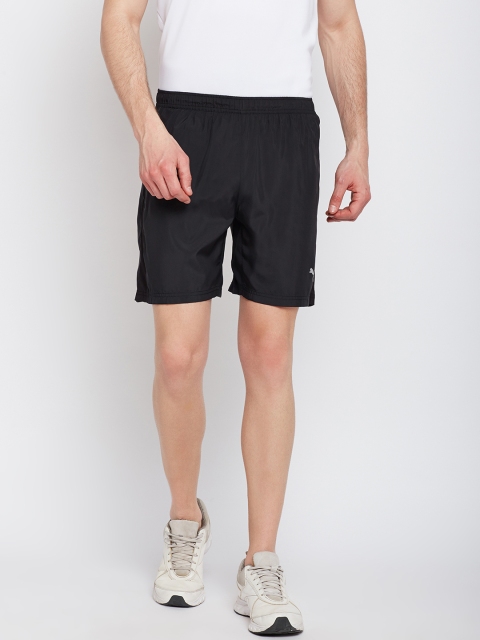

Puma Men Black Solid Regular Fit Sports Shorts