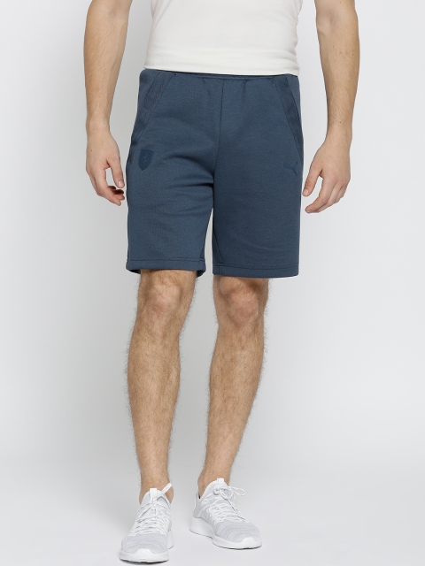 

Puma Men Blue Ferrari Solid Sports Shorts