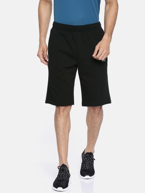 

Puma Men Black Solid Archive Logo Bermuda Shorts