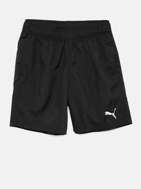 

Puma Boys Black Solid Regular Fit Shorts