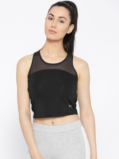

Puma Women Black Explosive Run L Crop Top
