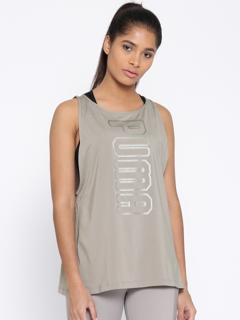 

Puma Grey Printed Spark Tank Top