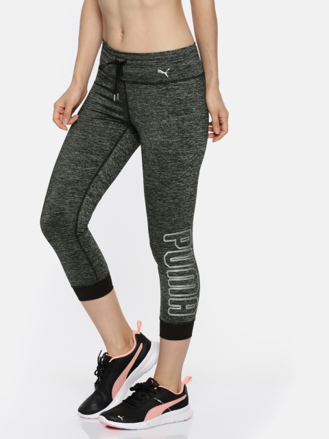 

Puma Black Printed Explosive Heather 3/4 Tights