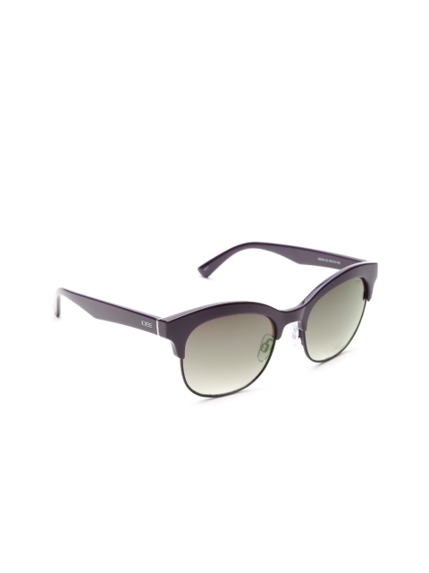 

I DEE Unisex Browline Sunglasses EC577, Grey