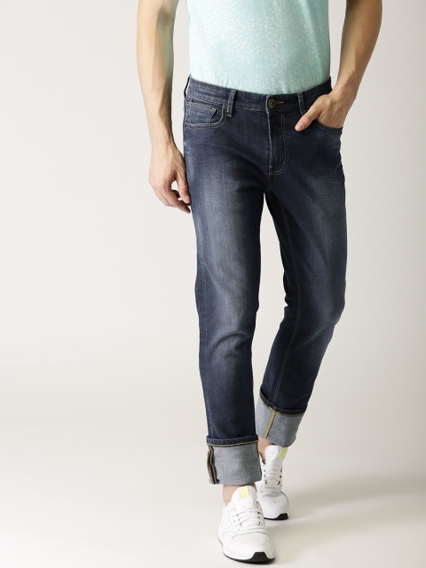 

United Colors of Benetton Men Blue Skinny Fit Mid-Rise Clean Look Stretchable Jeans