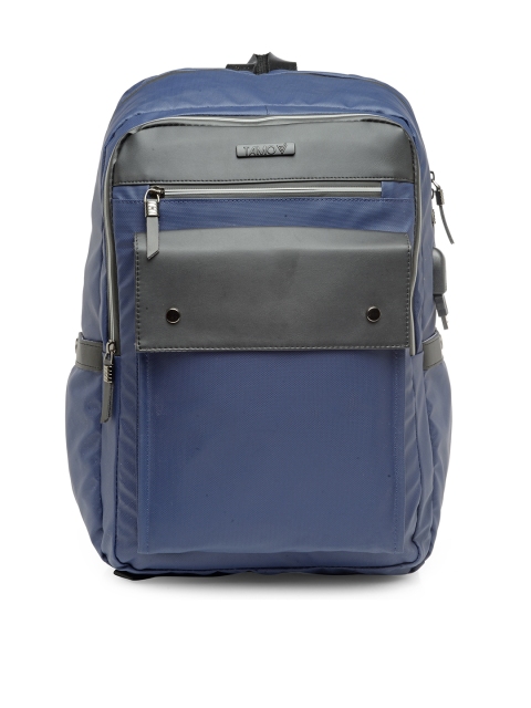 

TAMO Unisex Blue Colourblocked 19.9L Backpack