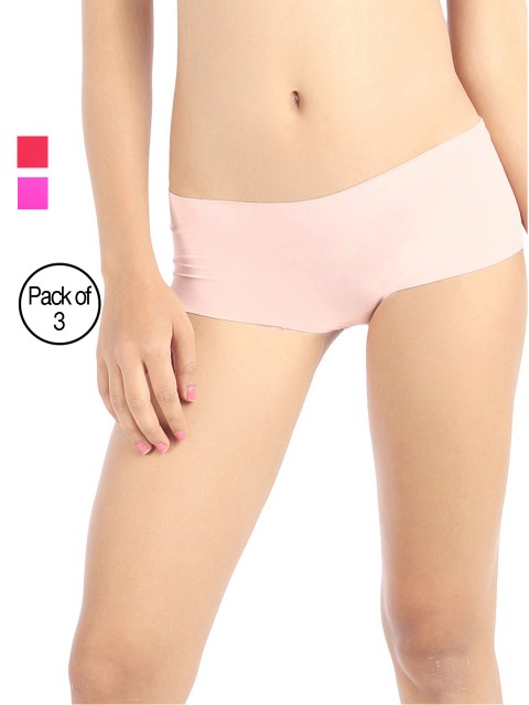 

Candyskin Women Pack Of 3 Briefs, Pink