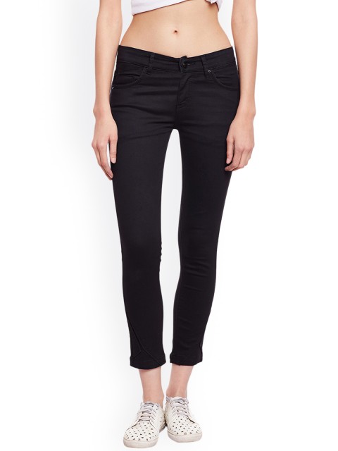 

Devis Women Black Skinny Fit Mid-Rise Clean Look Jeans