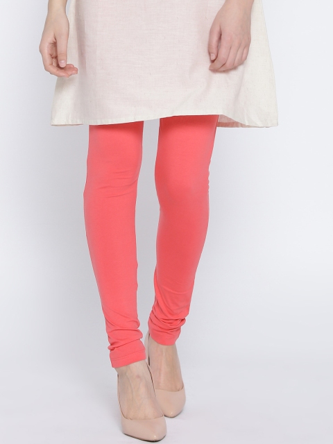 

Monte Carlo Coral Orange Churidar Leggings