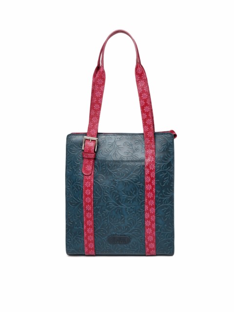 

Holii Blue Self Design Shoulder Bag