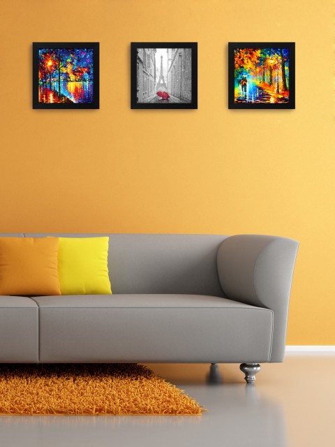 

Story@Home Multicoloured Set of 3 Wall Art, Multi
