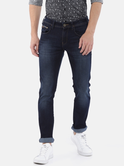 

Wrangler Men Blue Vegas Skinny Fit Low-Rise Clean Look Stretchable Jeans