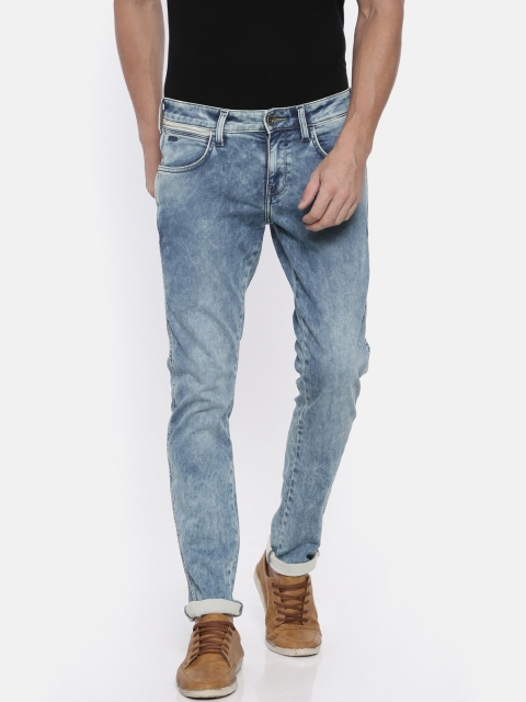 

Wrangler Men Blue Vegas Skinny Fit Low-Rise Clean Look Stretchable Jeans