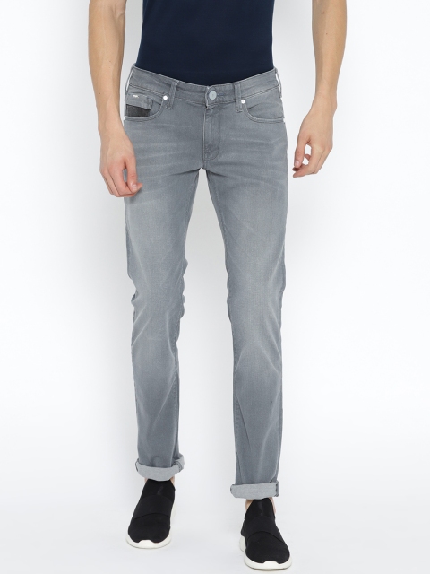 

Wrangler Men Grey Slim Fit Low-Rise Clean Look Stretchable Jeans