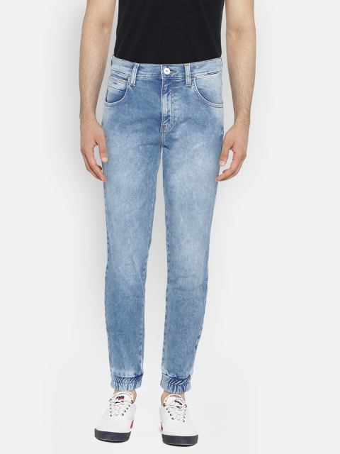 

Wrangler Men Blue Tapered Fit Low-Rise Clean Look Stretchable Jeans
