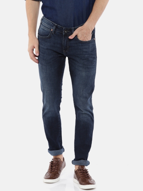 

Wrangler Men Blue Vegas Skinny Fit Low-Rise Clean Look Stretchable Jeans
