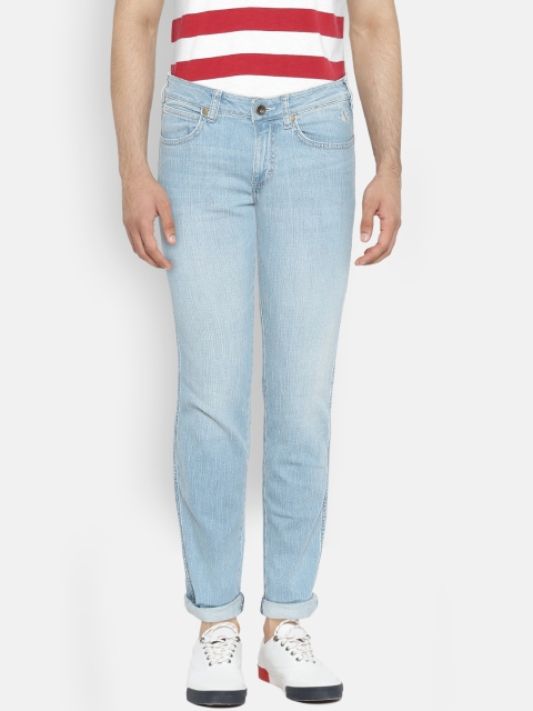 

Wrangler Men Blue Slim Fit Low-Rise Clean Look Stretchable Jeans