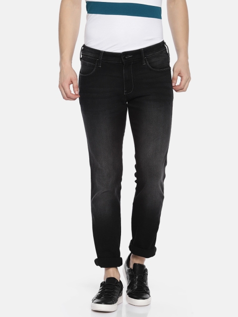 

Wrangler Men Black Slim Fit Low-Rise Clean Look Stretchable Jeans