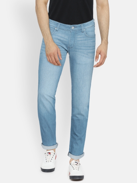 

Wrangler Men Blue Skanders Slim Fit Low-Rise Clean Look Stretchable Jeans