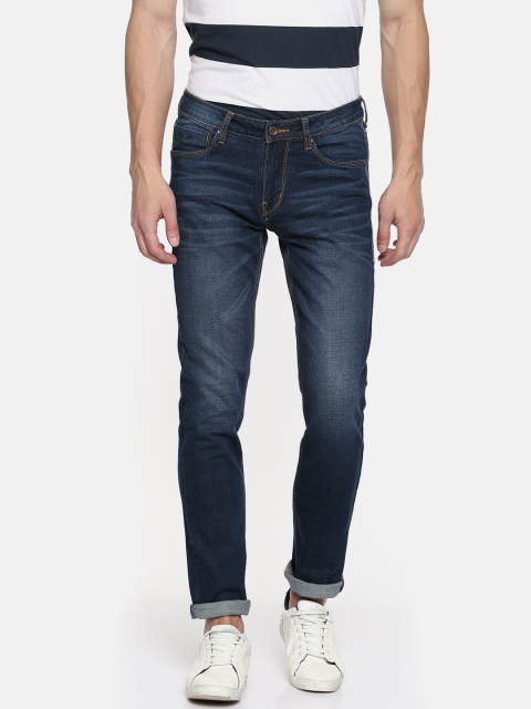 

Flying Machine Men Blue Slim Fit Low-Rise Clean Look Stretchable Jeans