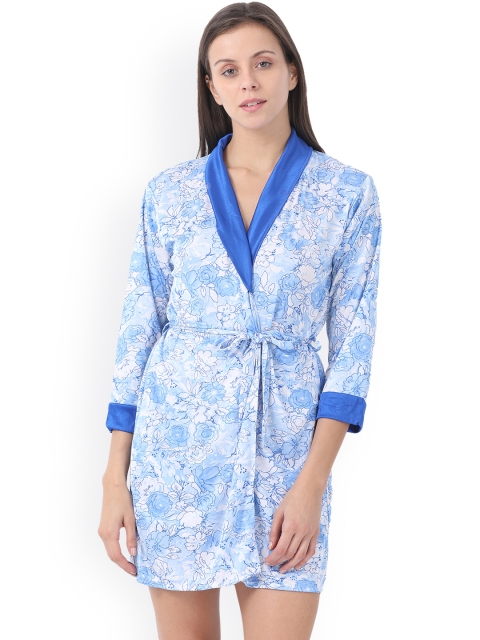 

Klamotten Blue Printed Robe 68S26