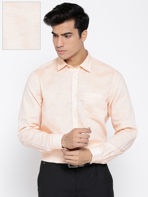 

Blackberrys Men Beige Smart Fit Solid Formal Shirt