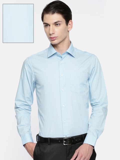 

Blackberrys Men Blue Slim Fit Solid Formal Shirt