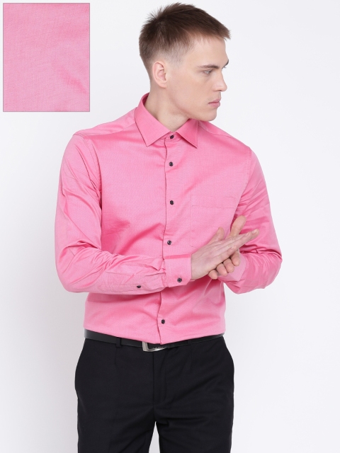 

Blackberrys Men Pink Slim Fit Solid Formal Shirt