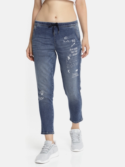 

ONLY Women Blue Regular Fit Mid-Rise Clean Look Stretchable Jeans