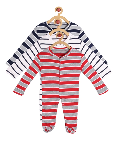 

Gkidz Kids Pack Of 3 Sleepsuits, Pink