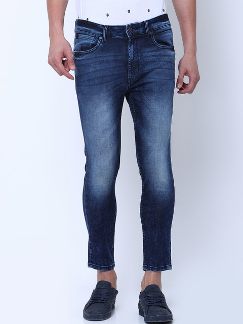 

LOCOMOTIVE Men Blue Slim Fit Mid-Rise Clean Look Stretchable Jeans