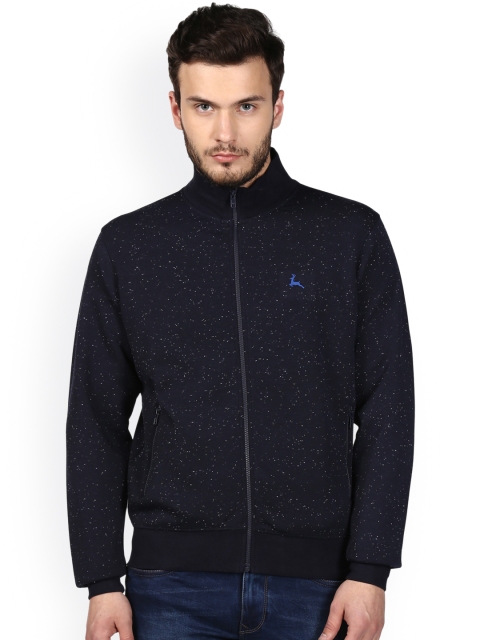 

Parx Men Blue Solid Sweatshirt