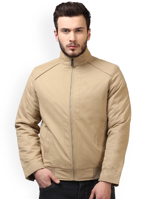 

Parx Men Beige Solid Tailored Jacket