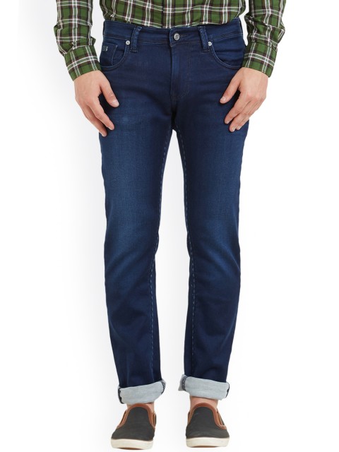 

Lawman pg3 Men Navy Blue Slim Fit Mid-Rise Clean Look Jeans