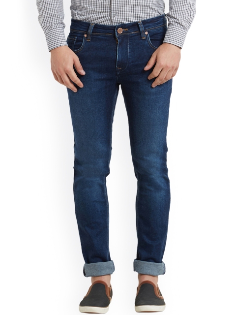 

Lawman pg3 Men Navy Blue Slim Fit Mid-Rise Clean Look Jeans