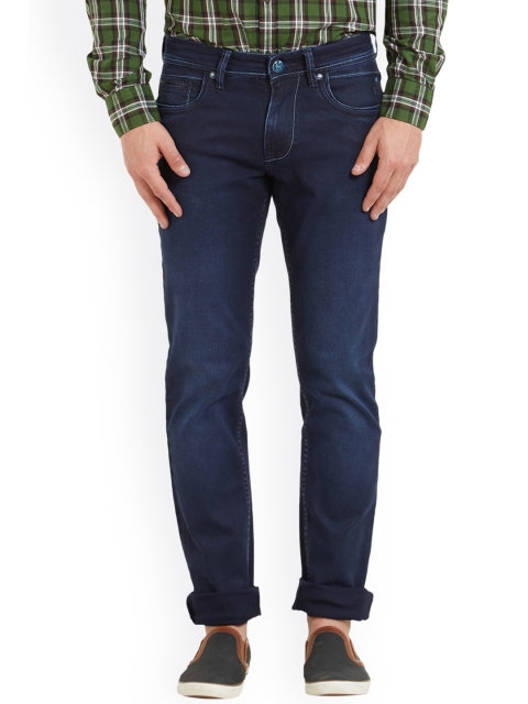 

Lawman pg3 Men Navy Blue Slim Fit Mid-Rise Clean Look Jeans