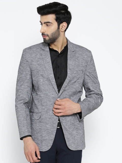 

Shaftesbury London Grey Regular Fit Single-Breasted Formal Blazer