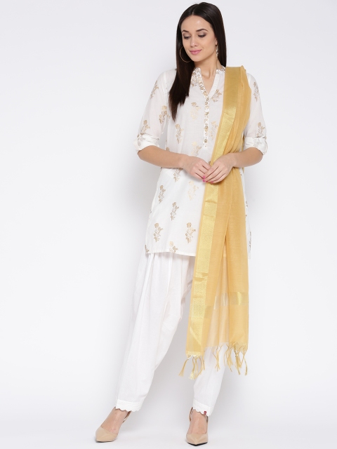 

Biba Beige Solid Dupatta